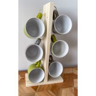 Minimalist simple mug tree by crowfoot salvage