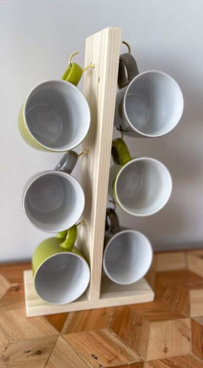 Minimalist simple mug tree by crowfoot salvage