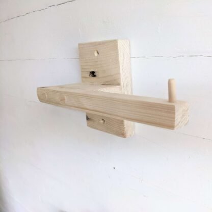 Reclaimed wooden Toilet roll holder