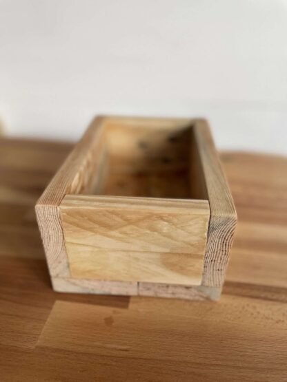 Small wooden storage box