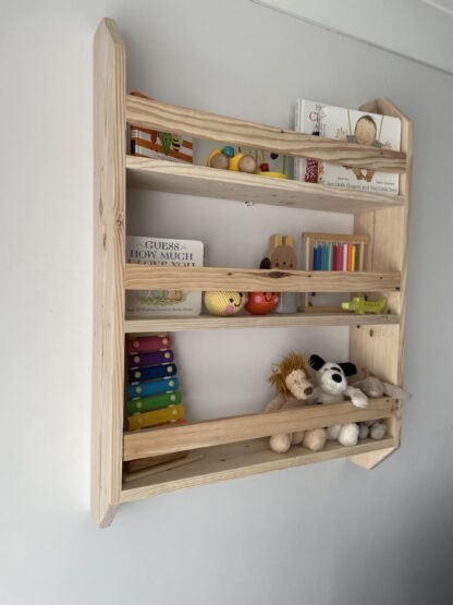 Shelf unit with rails