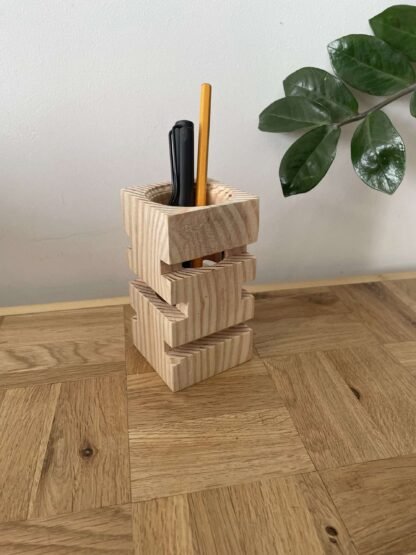 Rustic Pen Pot / Desk Tidy - Crowfoot Salvage