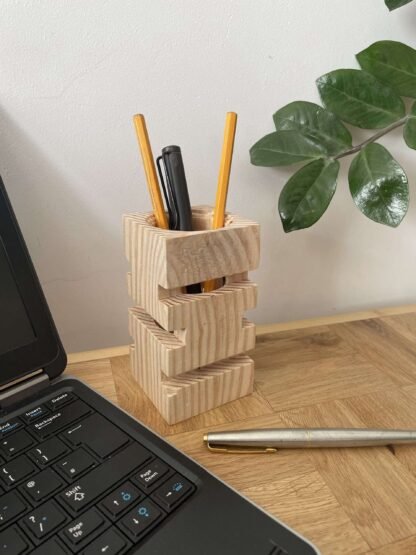 Rustic Pen Pot / Desk Tidy - Crowfoot Salvage