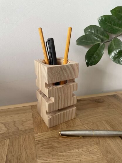 Rustic Pen Pot / Desk Tidy - Crowfoot Salvage