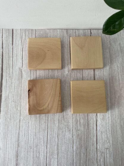 Reclaimed wooden coasters - crowfoot salvage