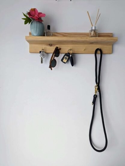 Simple Shelf With Storage Hooks