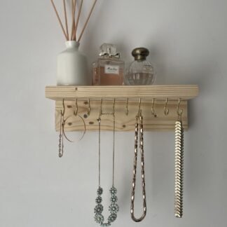 Reclaimed Wooden Jewellery Storage Shelf