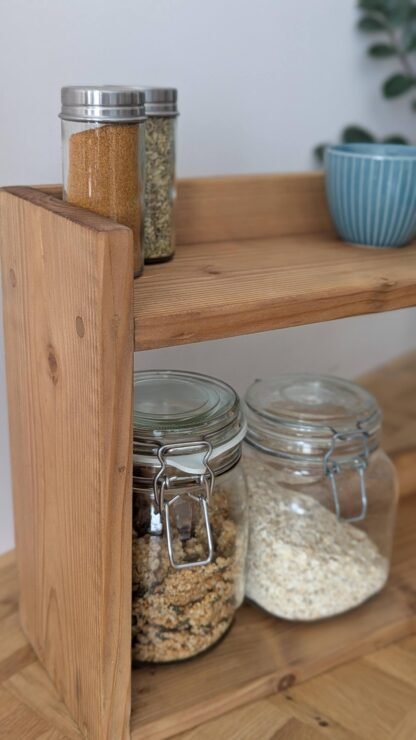 Two tier worktop space saver