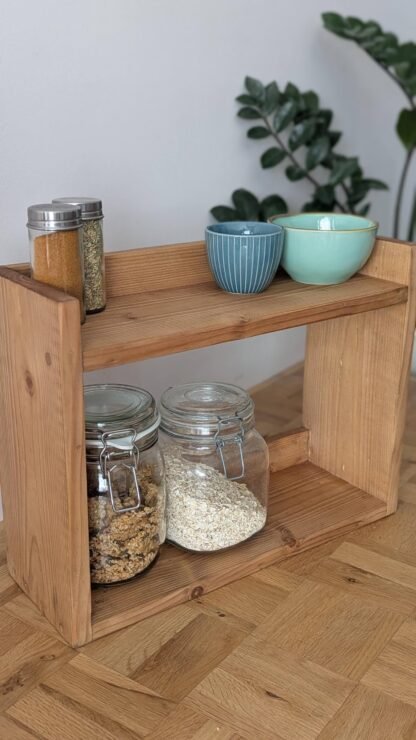 Two tier worktop space saver