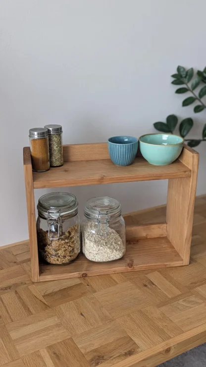 Two tier worktop space saver