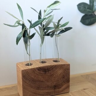 Oak Propagation station / flower vase